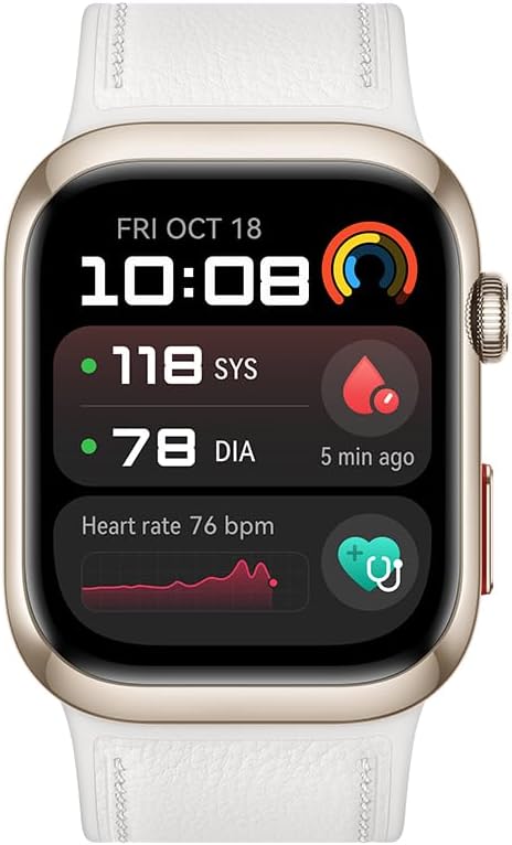 HUAWEI WATCH D2 Smartwatch, 1.82" AMOLED Touch display, Blood Pressure Monitoring, Slim Design, Bluetooth Calling, Compatible with iOS Android, 6 months HUAWEI care+, Black