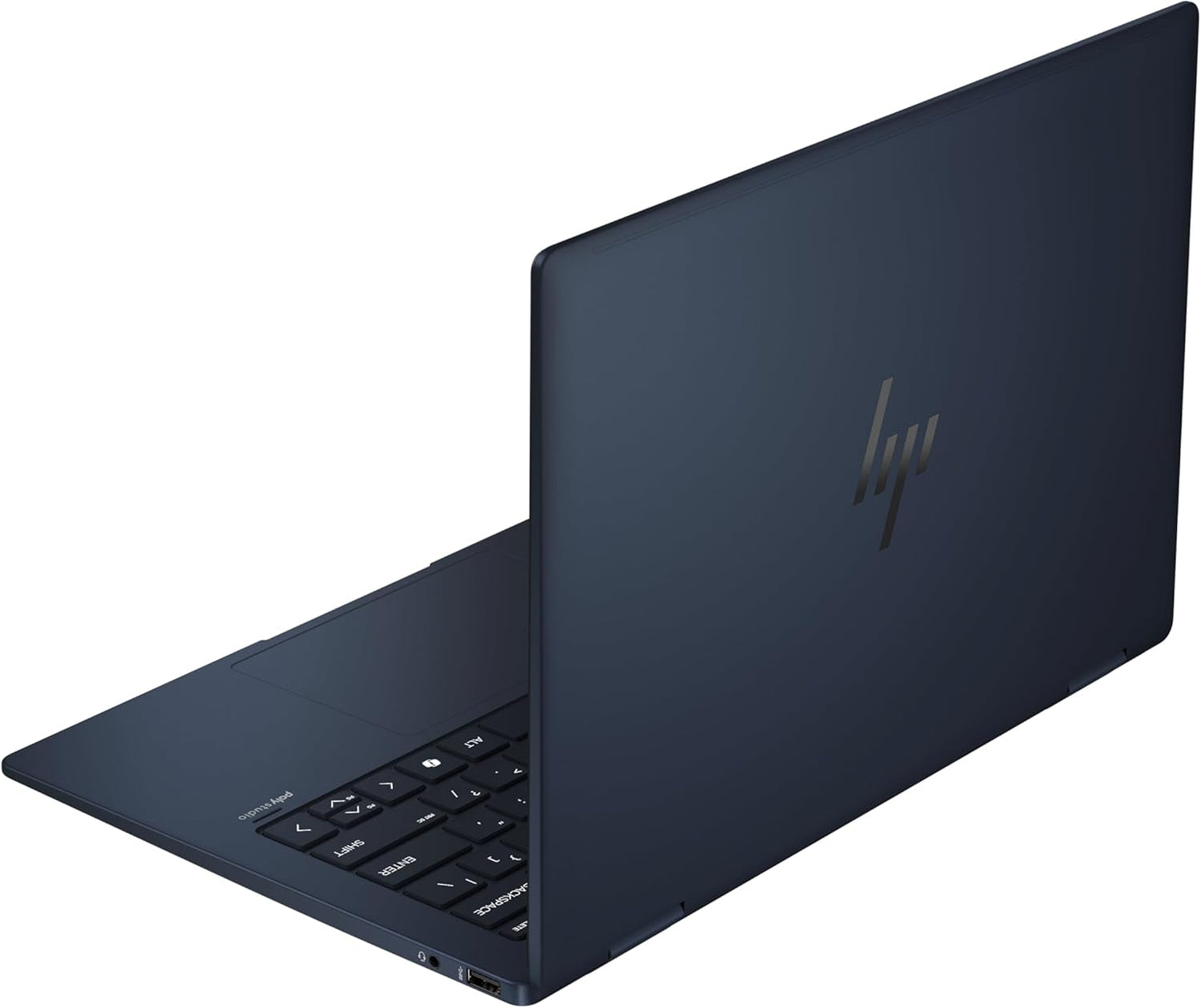HP Envy x360 2-in-1 Laptop 14-fc0036ne, Intel Core Ultra 7-155U, 14" 3K OLED Touch Display, 16GB LPDDR5 RAM, 1TB SSD, Integrated Intel® Graphics, Eng/Ar KB, Win 11, Atmospheric blue [A0PV9EA]