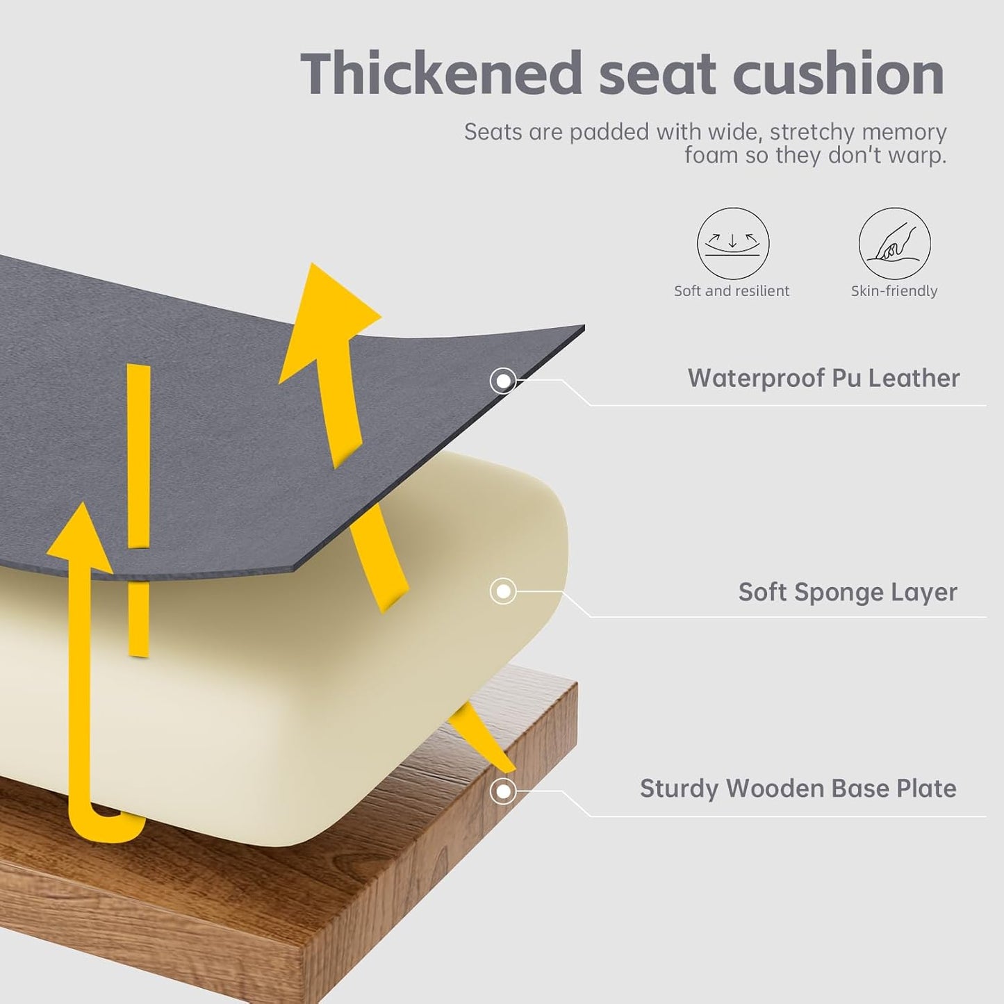 PZDO Ergonomic Gamer Chair Gaming Chair for Adults, Gaming Chair with footrest, Technical Fabric Office Chairs with Lumbar Support Height Adjustable, Teens, Gift, 150kg, Grey