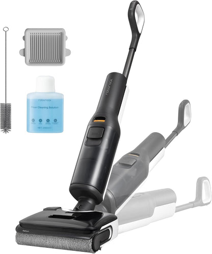 roborock F25 Ace Wet and Dry Mop Combo, 5 in 1, Cordless, 20,000 Pa, Self-Cleaning at 90°C and Quick Drying, Wheels Assisted, 60 min Autonomy, WiFi, Flat Design 180°