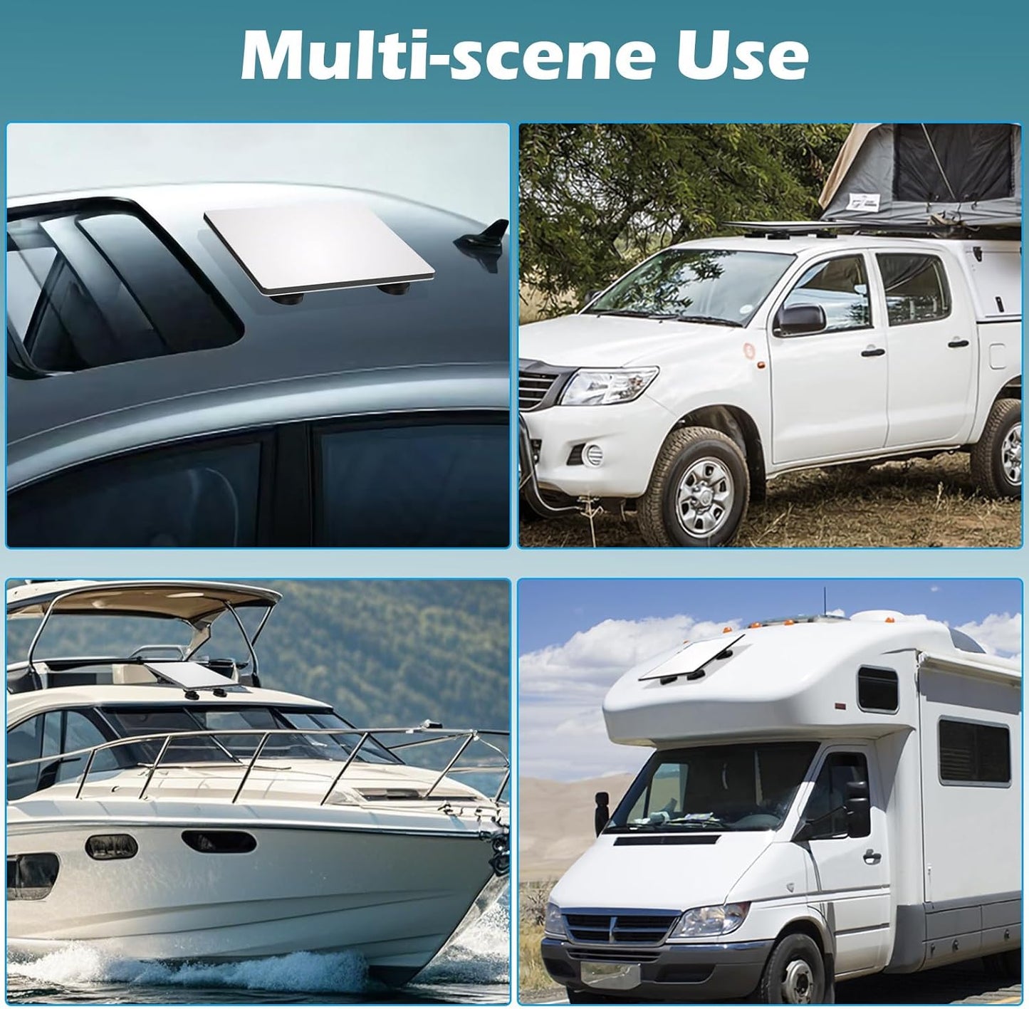 Starlink Mini Magnetic Car Roof Mount, Starlink Mini Magnetic Mount,Starlink Mini Mounting Kit for RVs, Vans, Boat, Yachts (Black)