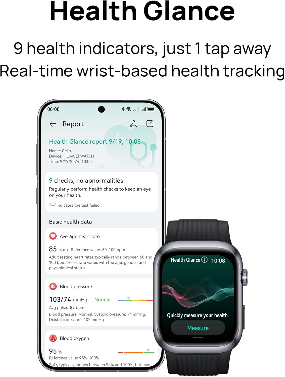 HUAWEI WATCH D2 Smartwatch, 1.82" AMOLED Touch display, Blood Pressure Monitoring, Slim Design, Bluetooth Calling, Compatible with iOS Android, 6 months HUAWEI care+, Black