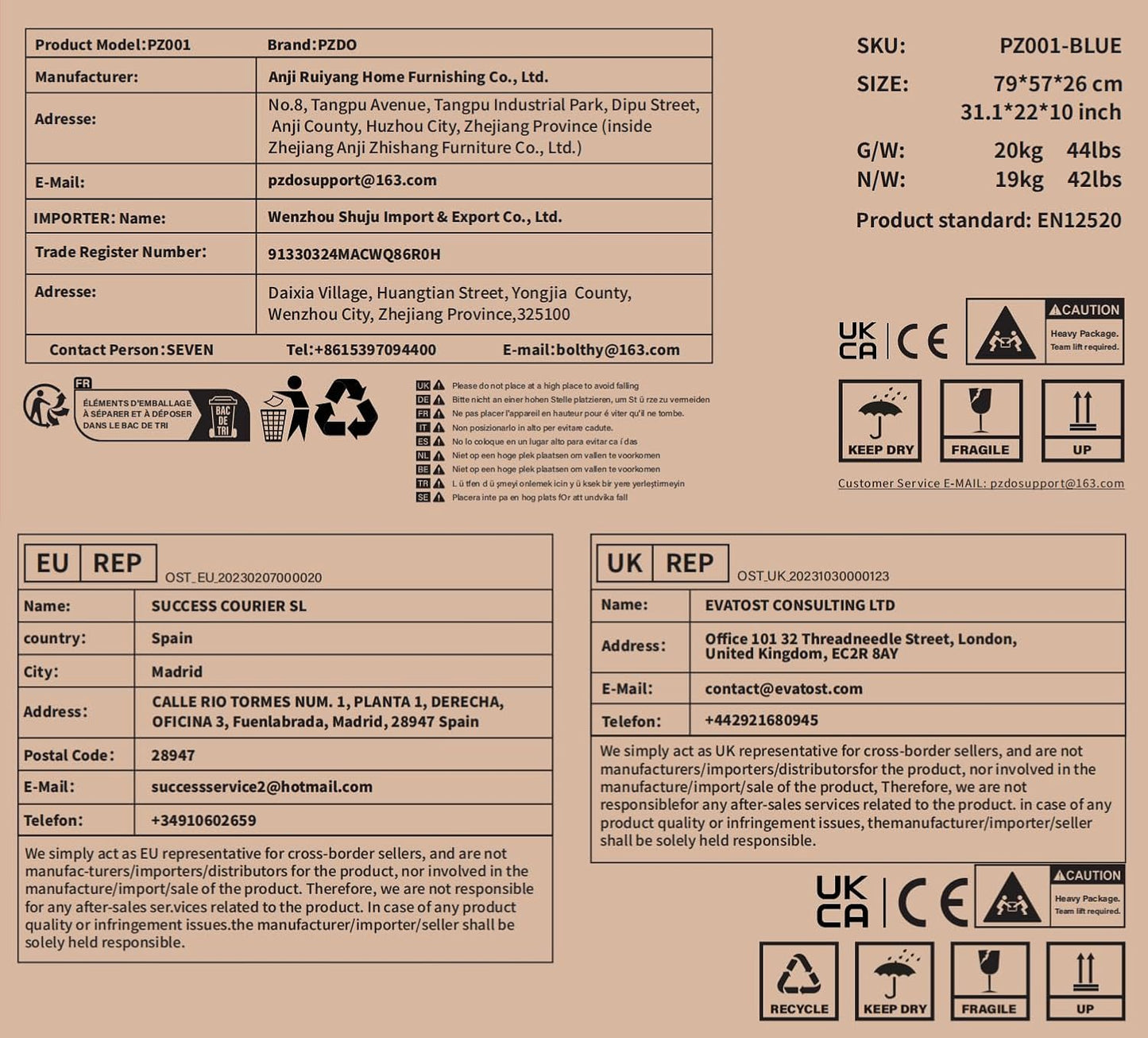 PZDO Ergonomic Gamer Chair Gaming Chair for Adults, Gaming Chair with footrest, Technical Fabric Office Chairs with Lumbar Support Height Adjustable, Teens, Gift, 150kg, Grey
