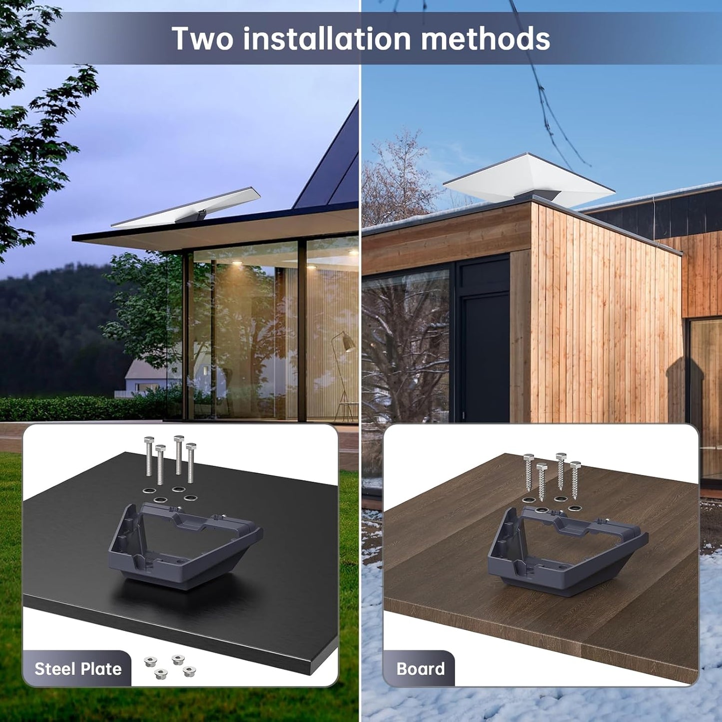 XLTTYWL Starlink Gen 3 Mount, 360° Adjustable V3 Starlink Wall Mount, Star Link Gen3 Pole Mounting Kit with Starlinks Gen 3 Pipe Adapter for Gen3/Gen 2/Mini Starlink Internet Kit Satellite