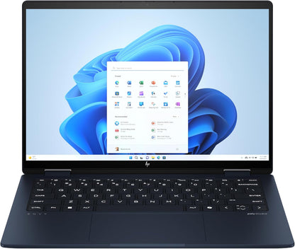 HP Envy x360 2-in-1 Laptop 14-fc0036ne, Intel Core Ultra 7-155U, 14" 3K OLED Touch Display, 16GB LPDDR5 RAM, 1TB SSD, Integrated Intel® Graphics, Eng/Ar KB, Win 11, Atmospheric blue [A0PV9EA]